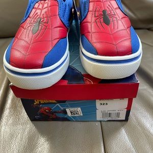 🚫SOLD🚫Marvel Spider-man Toddler Boys Slip-on Sneakers Size 8
